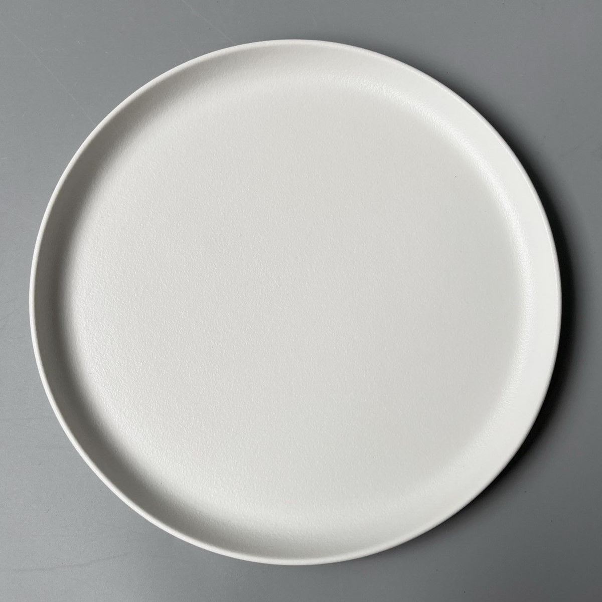 Assiette ronde blanche 'King'