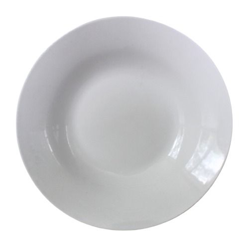 Assiette creuse ronde blanche