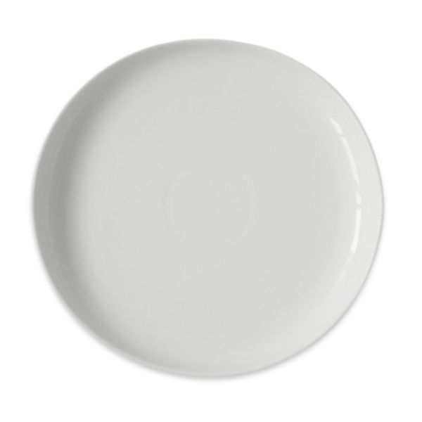 Assiette ronde blanche 'Queen'