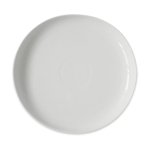 Assiette ronde blanche 'Queen'