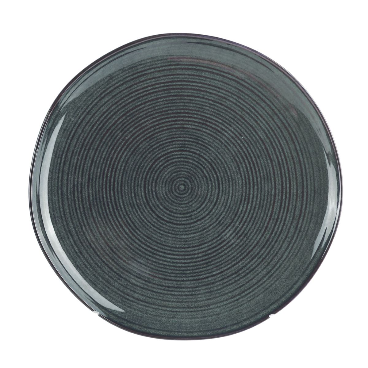 ASSIETTE PLATE 'Cléopâtre' Bleu