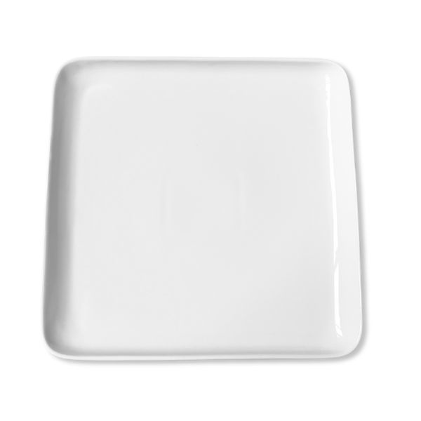 Assiette carrée blanche 'Royal'