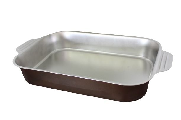 PLAT A FOUR EN INOX 33CM