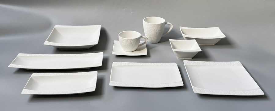 vaisselle blanche restaurants
