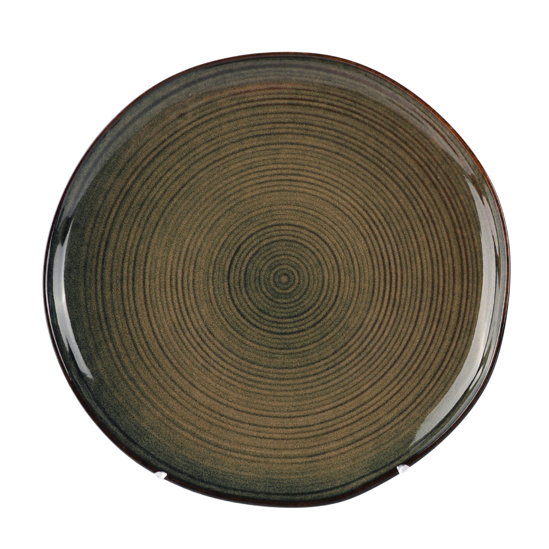 Assiette plate 'Cléopâtre' Miel